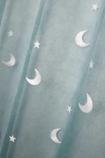 Perdea Moonlight 140X260 cm, culoare verde, 100% poliester - imagine 3