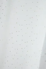 Perdea Stacy 135X260 cm, culoare alb, 100% poliester - imagine 2