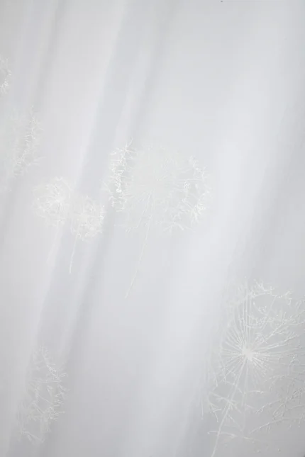 Perdea Blowing 140X260 cm, culoare alb, 100% poliester - imagine 3