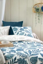 Față de pernă Calliope 50X70 cm, culoare verde petrol, 100% bumbac - imagine 6